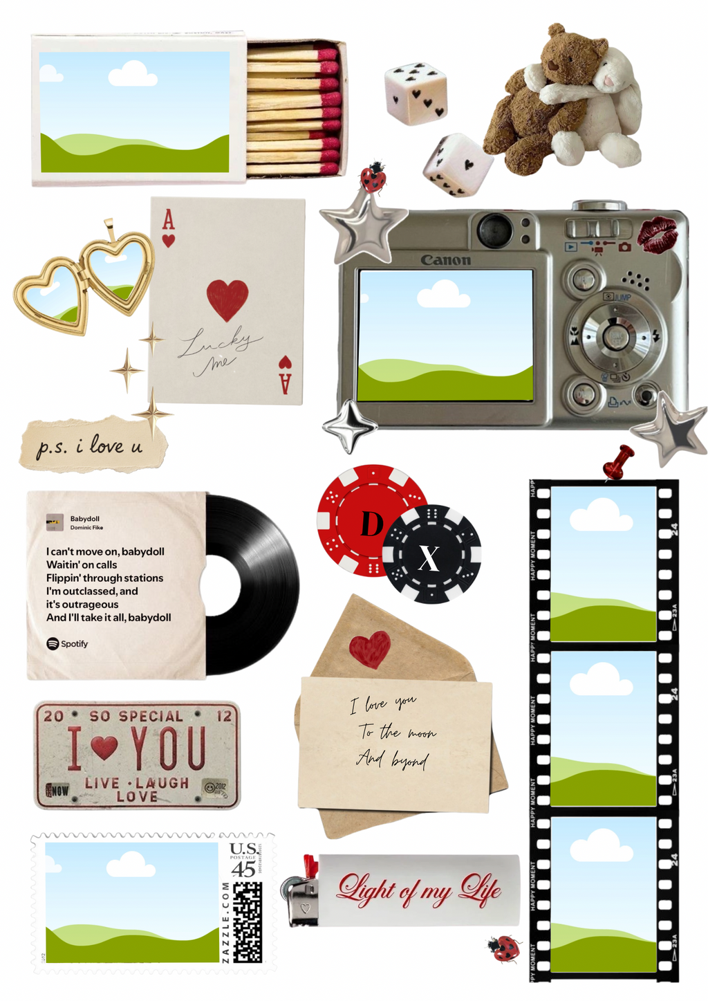 Matchbook poster/ customisable